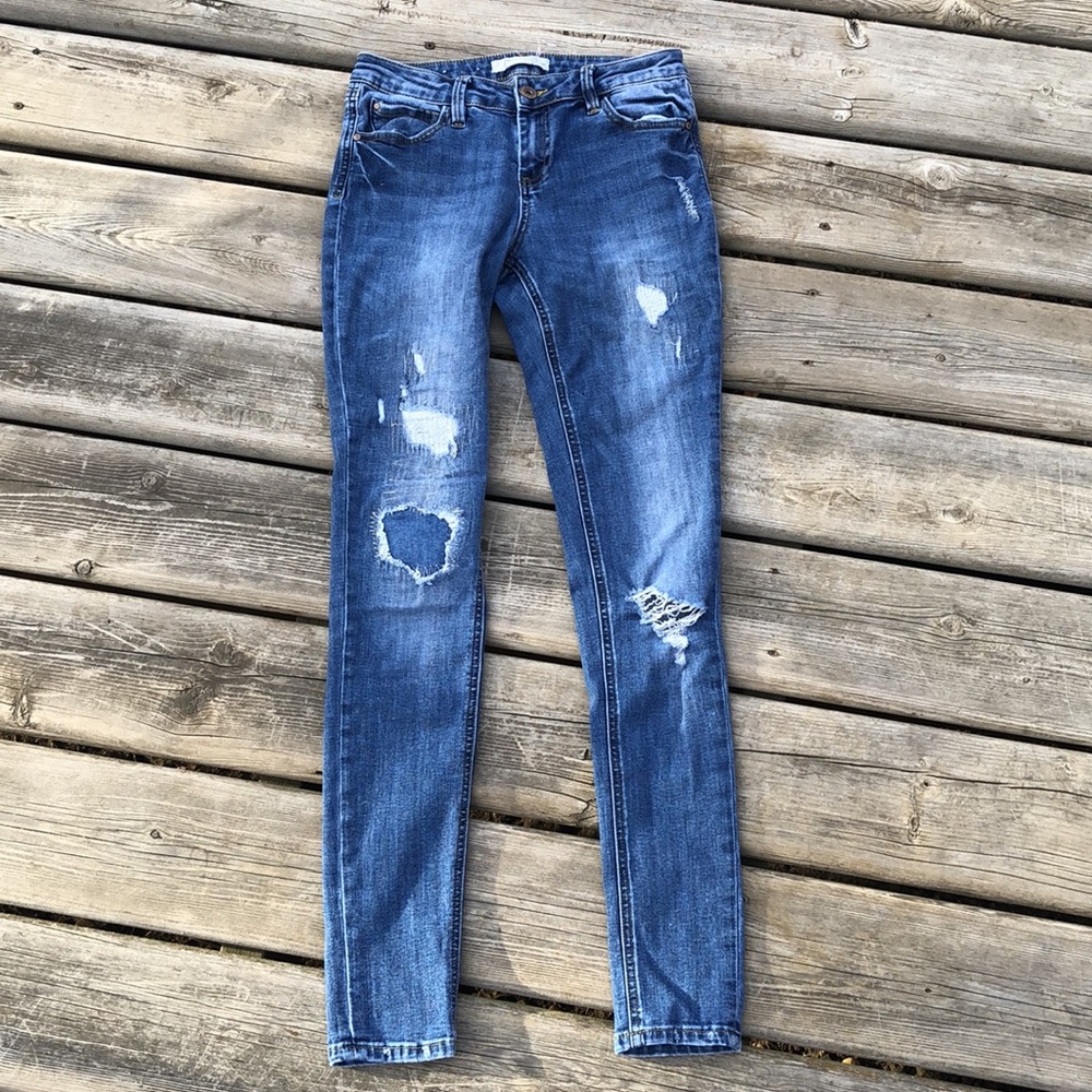 Eighty-Two Denim Distressed Jeans - Picture 3 of 10